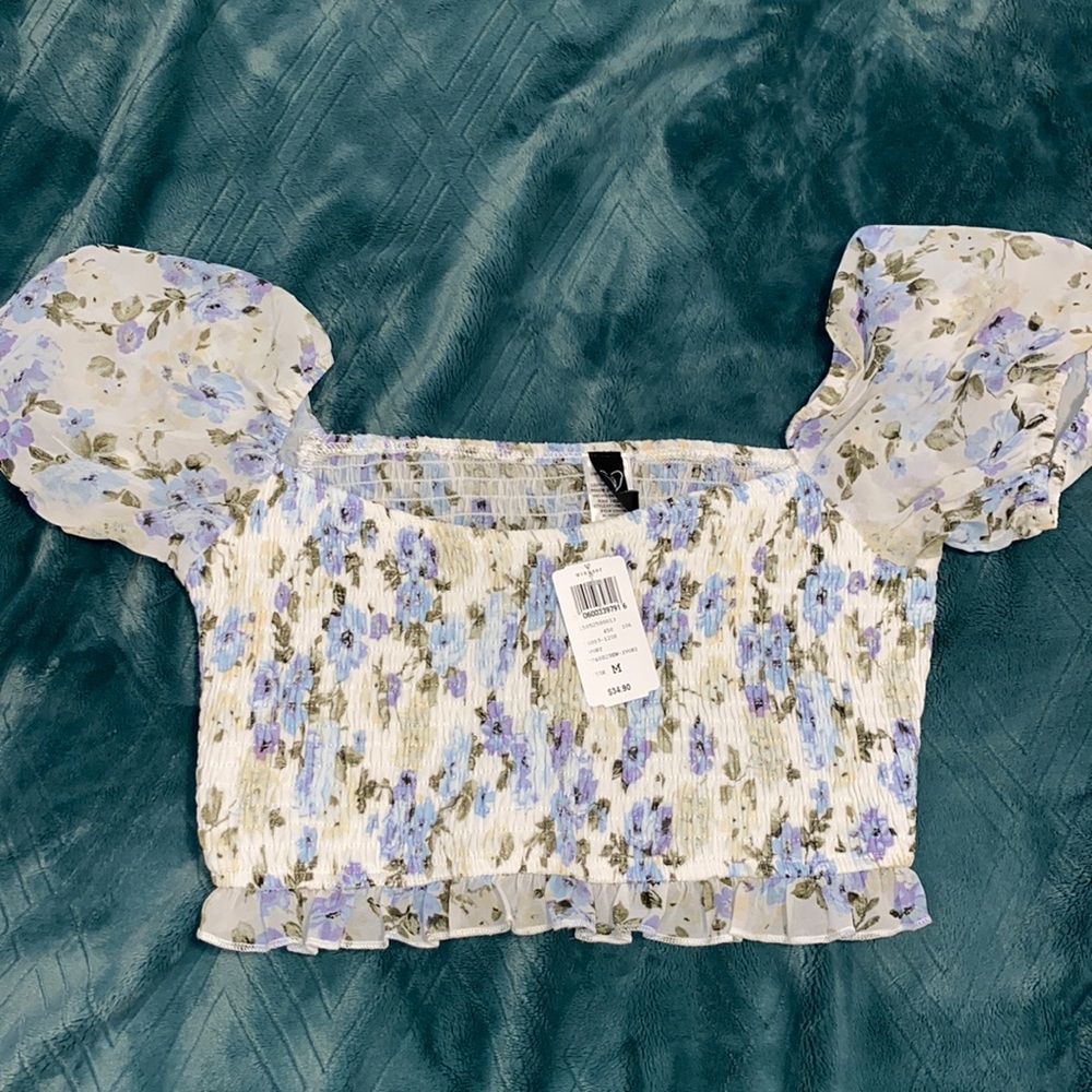 Floral crop top